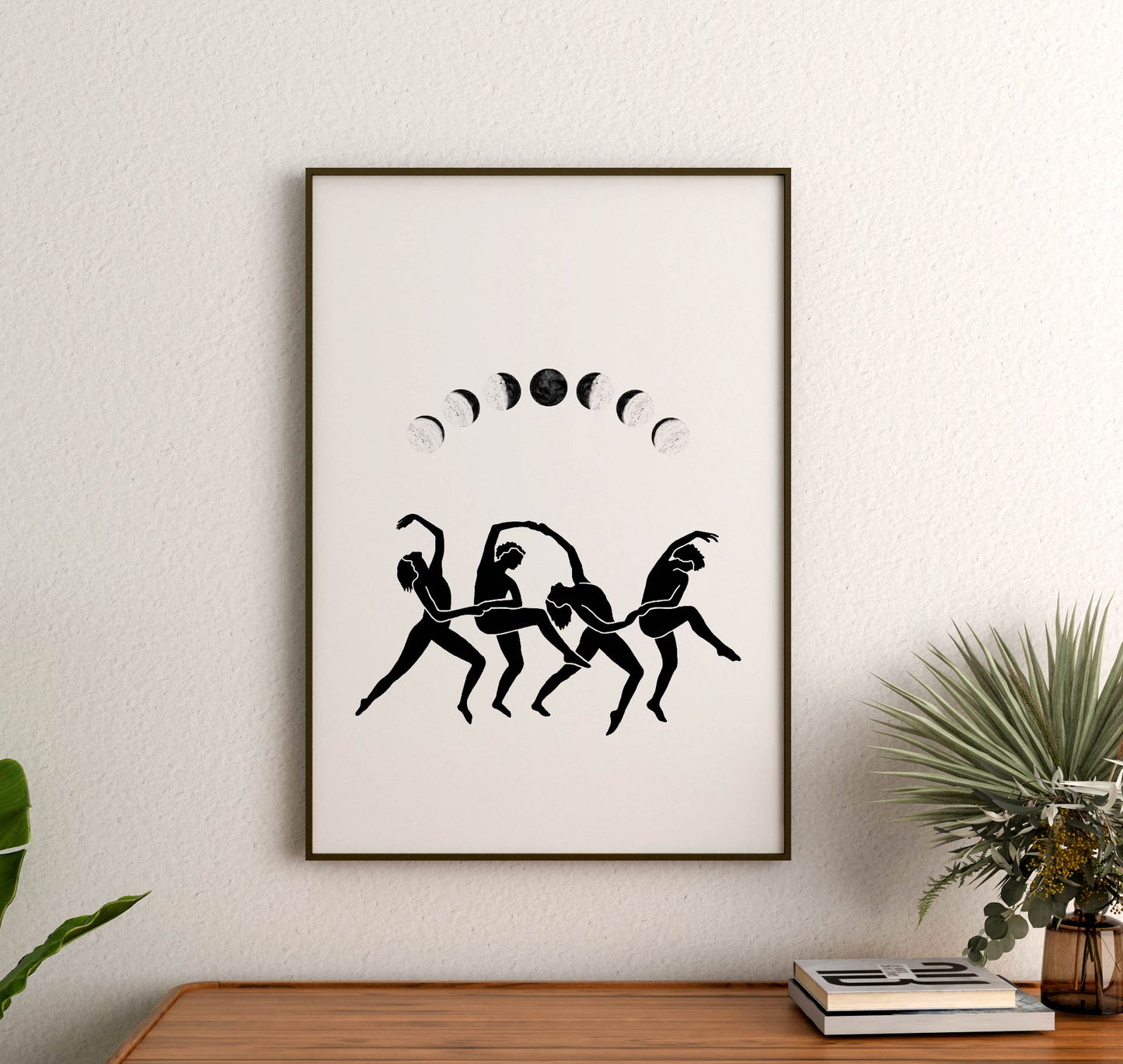 Moon Dancers - Art print - A4