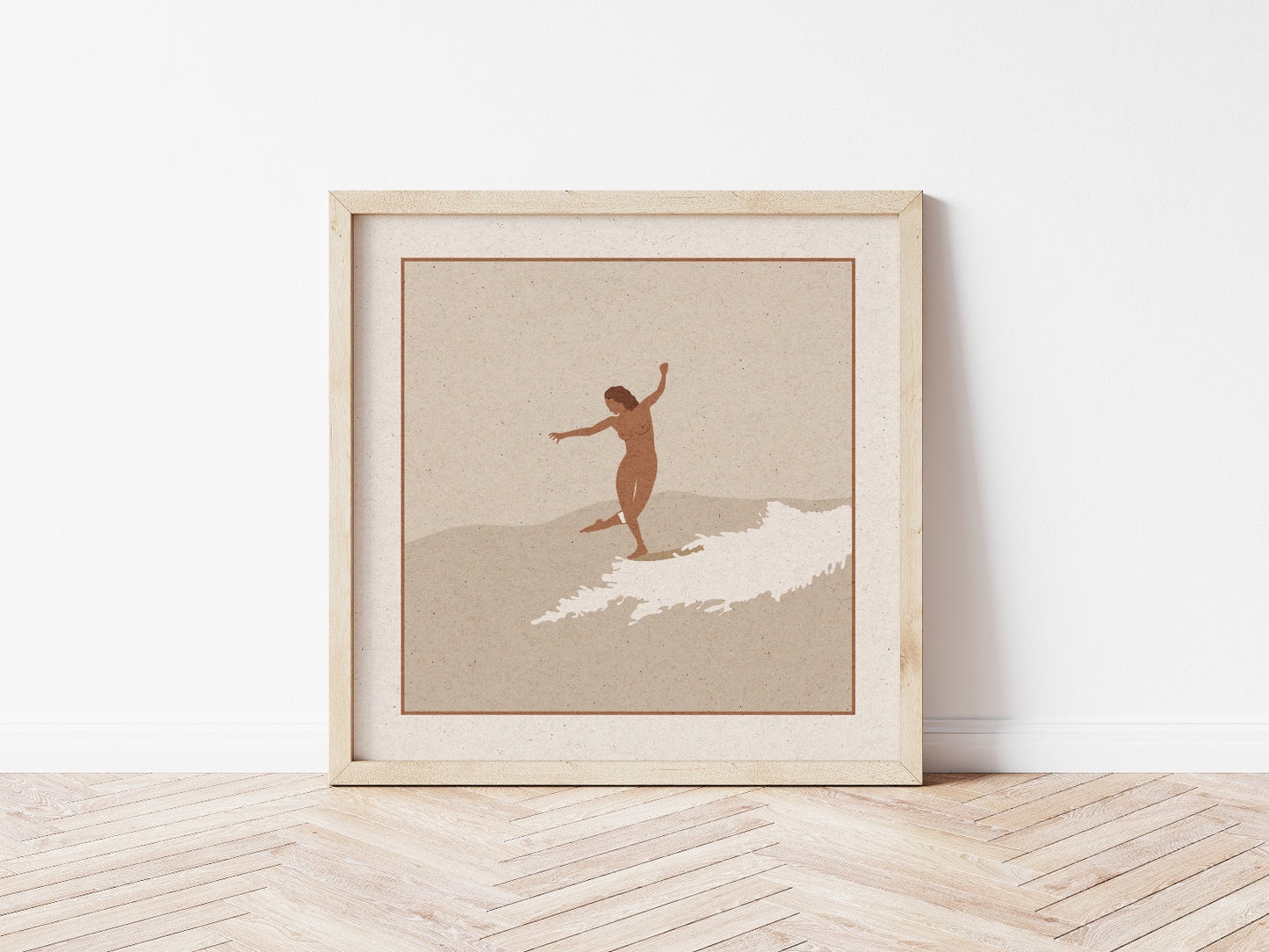 Surf days - Art prints - Square - Set of 4