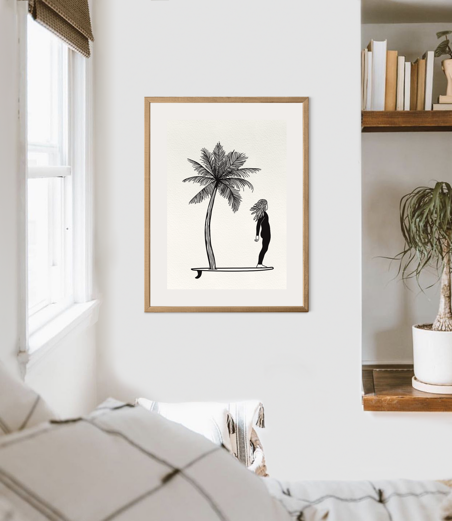 Mr. Surf Palm - Art print - A4
