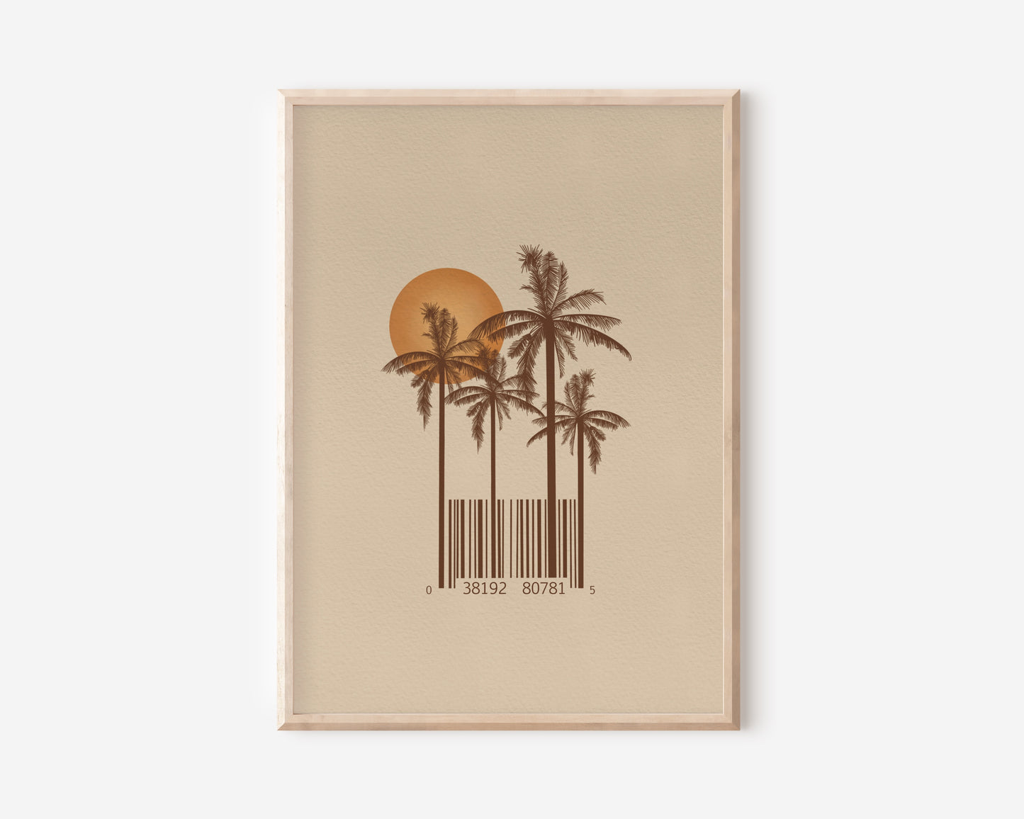 Palm Code - Art print - A4