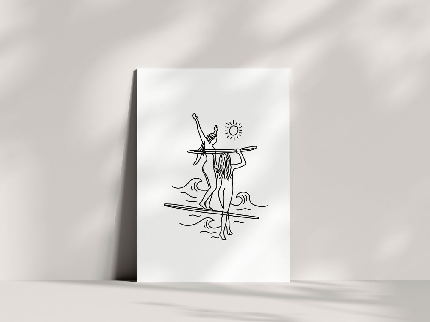 Woman Of The Sea - Art print - A5